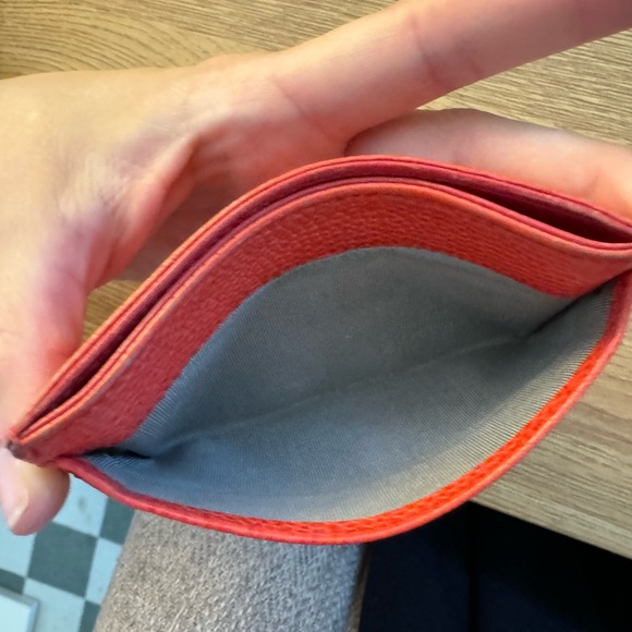 Authentic Orange caviar Chanel card Wallet. Bought at Neiman Marcus. - Picture 6 of 8